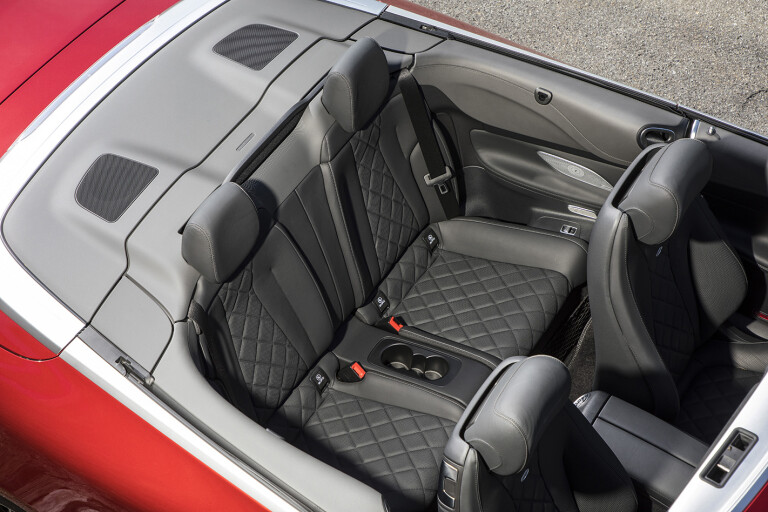 2018 Mercedes Benz E 300 Cabrio Interior Rearseats Jpg