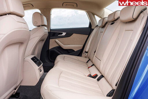 Audi -A4-First -Drive -rear -seats