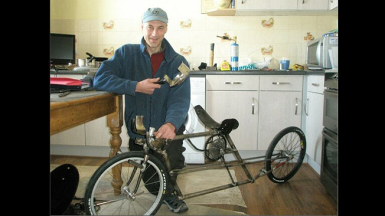 Bike made from saucepan set to reach 160km/h