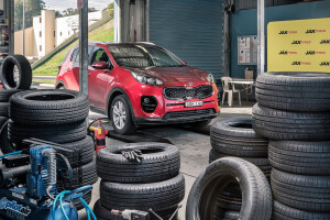 SUV tyre test with Kia Sportage