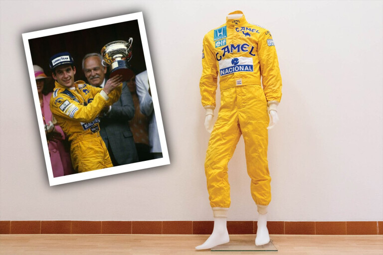 For Sale Ayrton Senna race suit from 1987 Monaco GP
