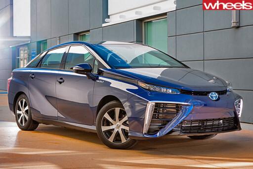 Toyota -Mirai -parked -outside -building