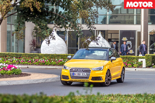 Audi s1 front driving