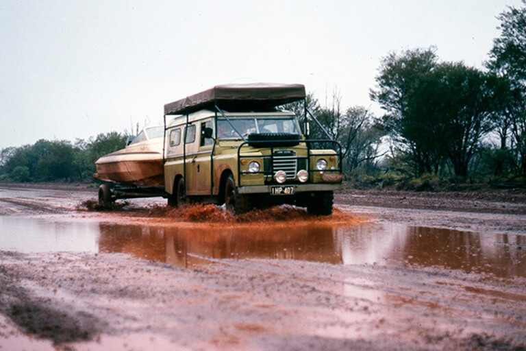 Land Rover in the Pilbara 1978