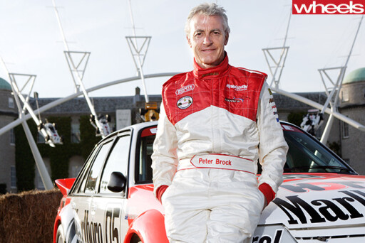Peter -brock -with -05-racing -car