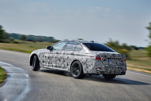 2018 BMW M5 rear drift