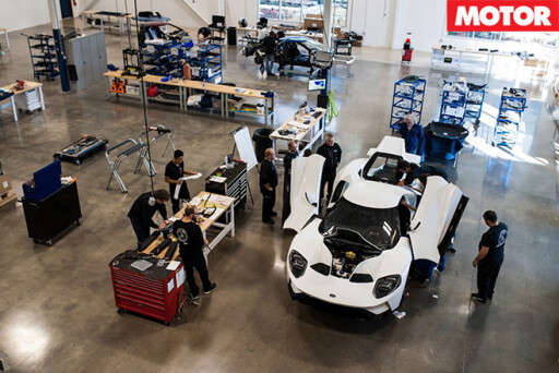 Ford GT production begins top view