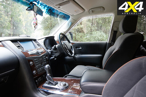 Supercharged Nissan Patrol Y62 interior