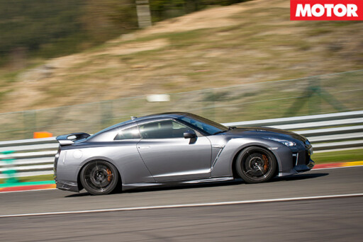 Nissan MY17 GT-R side driving