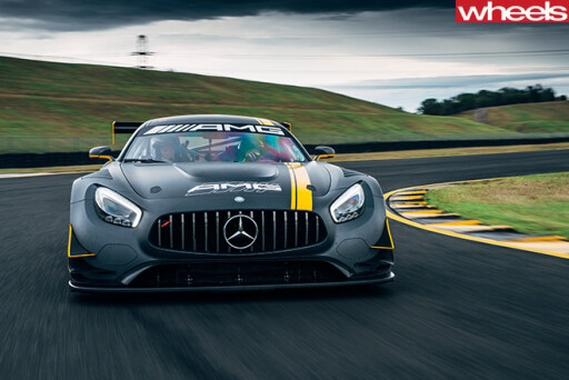 Mercedes -AMG-GT-3-driving -front -track
