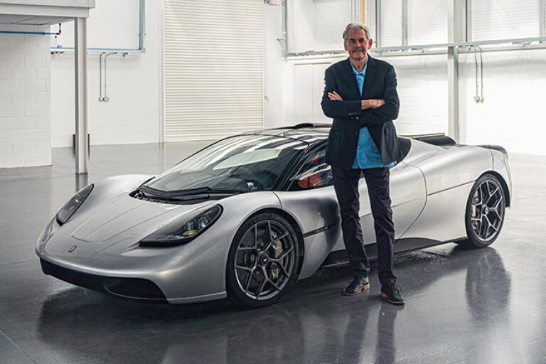 Gordon Murray with T.50