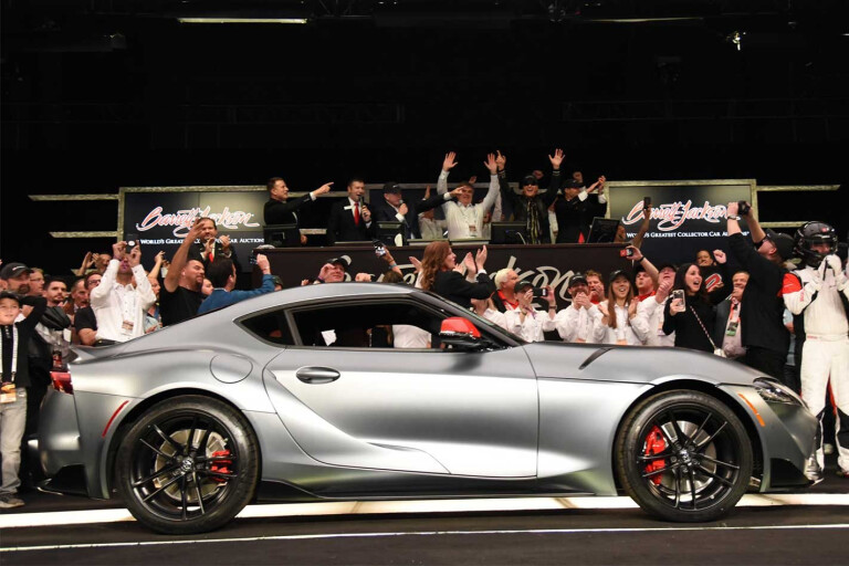 First 2020 Toyota GR Supra sells for almost $3m