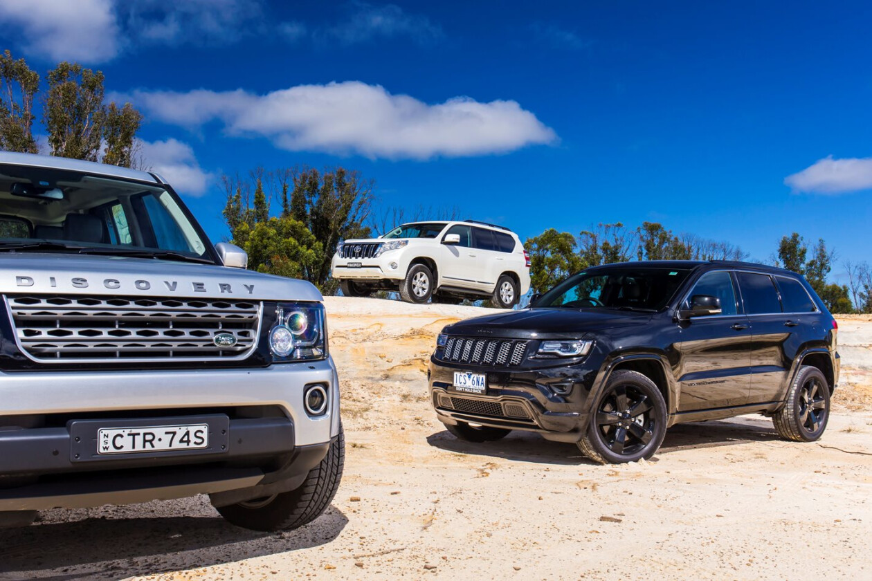 Jeep Grand Cherokee vs Land Rover Discovery vs Toyota