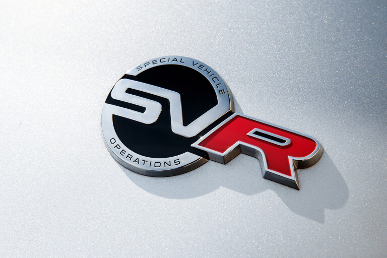 2019 Jaguar F Pace SVR Badge Jpg