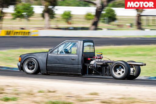 Mid engined Holden Rodeo track monster