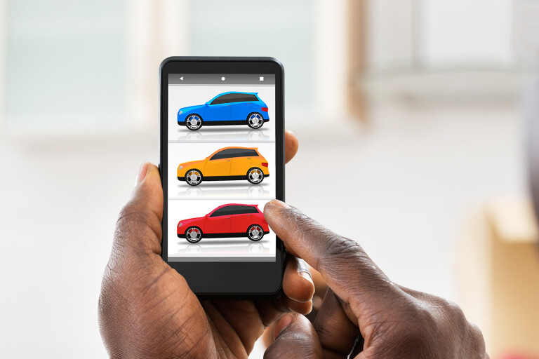 onlibne car buying app