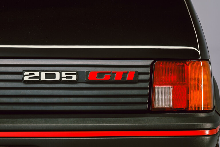 Classic Peugeot 205 GTi Badge