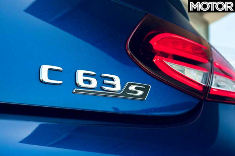 Mercedes AMG C 63 S Coupe Rear Badge Jpg