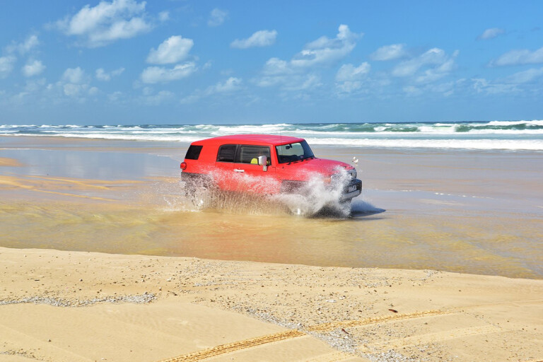 4WD on Fraser Island, QLD