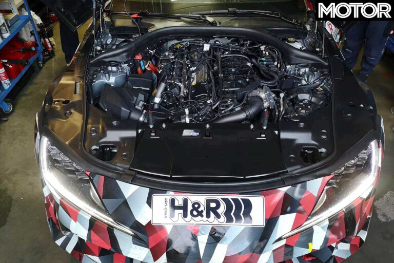 2019 Toyota A 90 Supra Engine Uncovered Spyshots Jpg