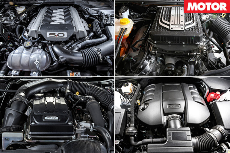 Modern muscle car engines