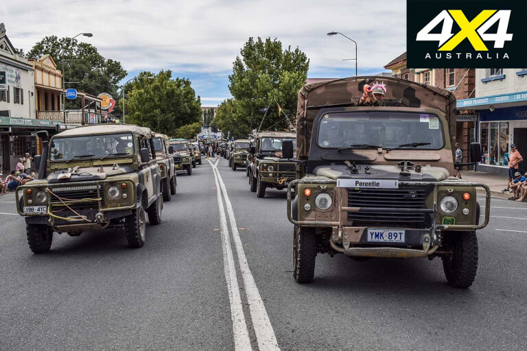 Land Rover 70th Anniversary Celebrations Cooma Nsw Perentie Parade Jpg