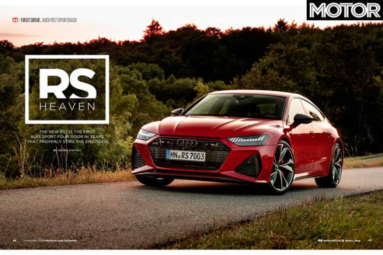 MOTOR Magazine November 2019 Issue Preview Audi RS 7 Jpg