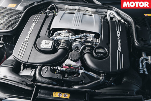 2016 Mercedes-AMG C63 S Coupe engine