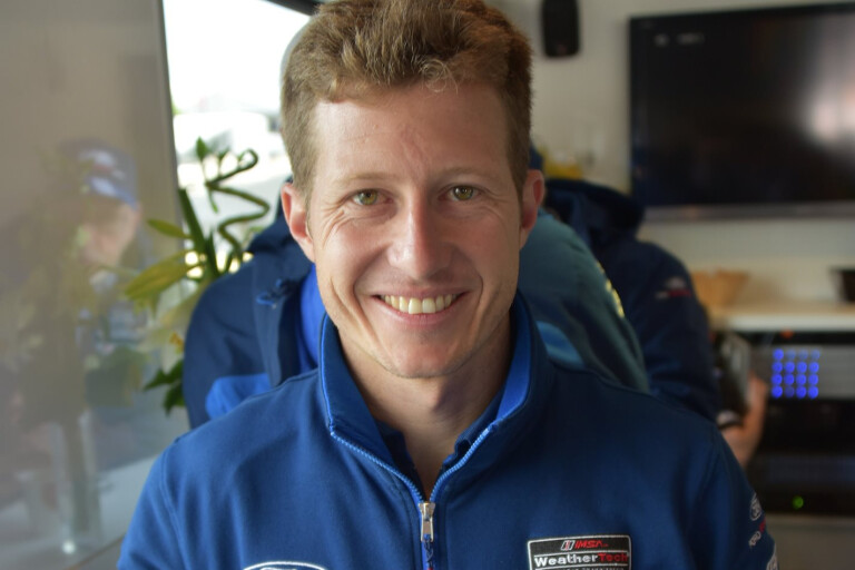 Ryan Briscoe gets ready for Le Mans