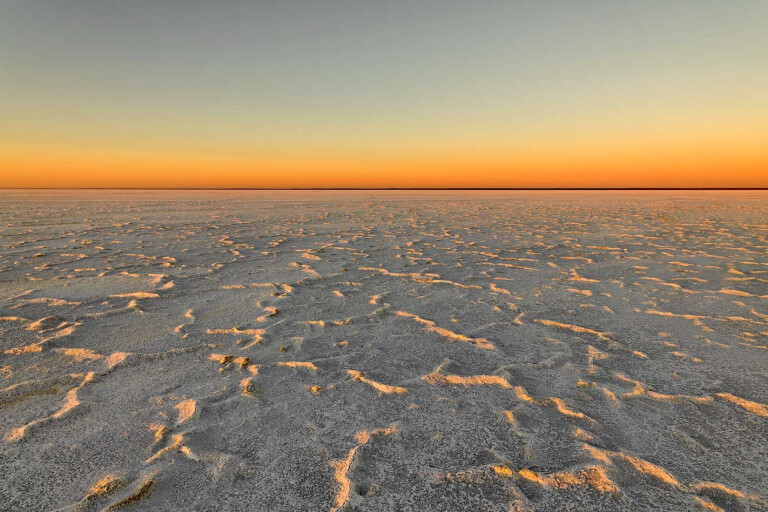South Australia’s Lake Eyre is big, dry and stark, providing a surreal outback adventure