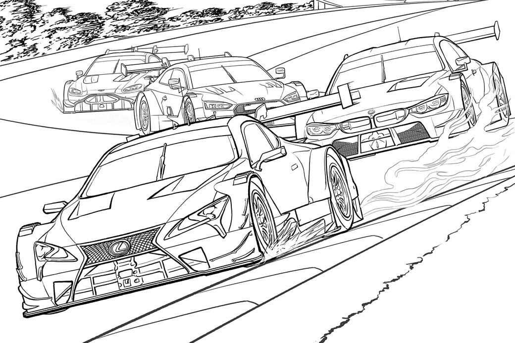 96  Car Coloring Pages Audi  Latest HD