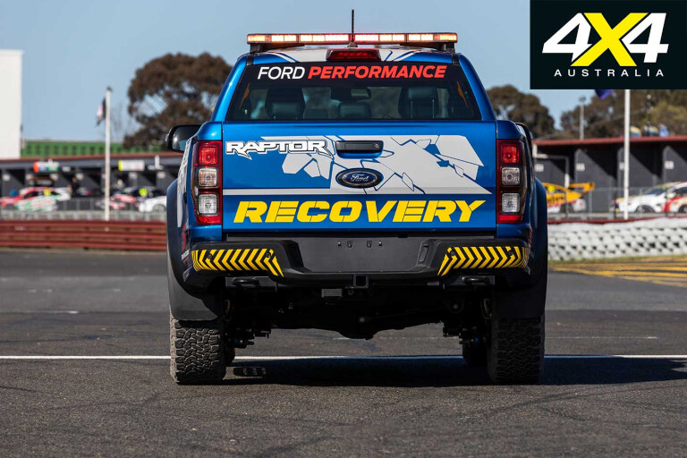 Ford Ranger Raptor Official Recovery Vehicle Rear Jpg
