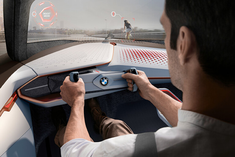 BMW Next 100 Interior driving