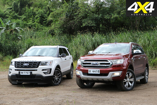 Ford Explorer and Everest