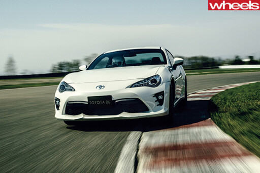Toyota -86-driving -front