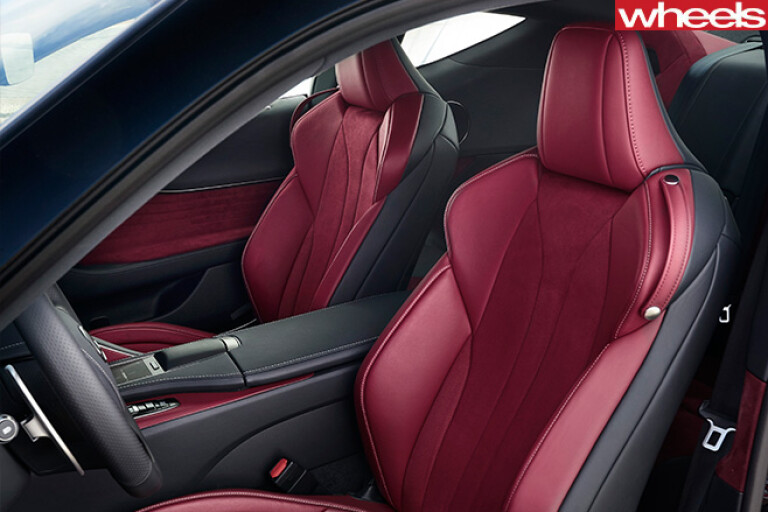 2016-Lexus -LC500-interior -seats