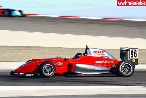 Joey -Mawson -MRF-Challenge -Bahrain -racing