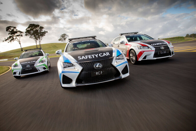 Lexus stumps up course, medical, safety cars for the 2015 V8 Supercars season