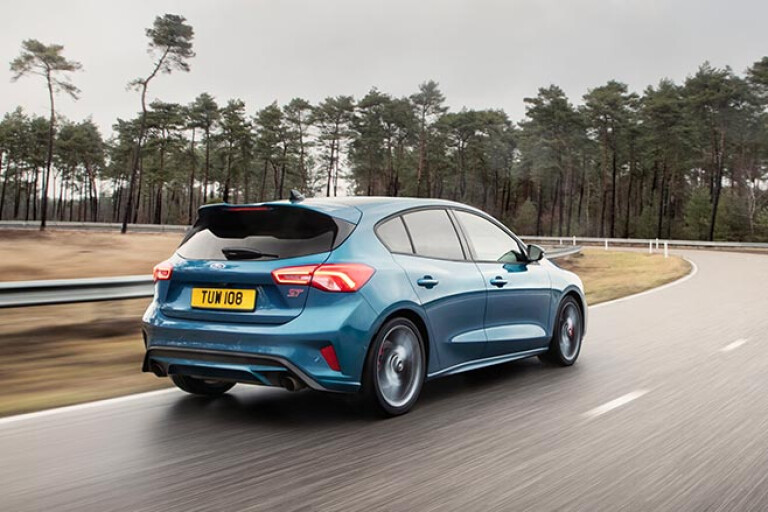 2020 Ford Focus ST driving
