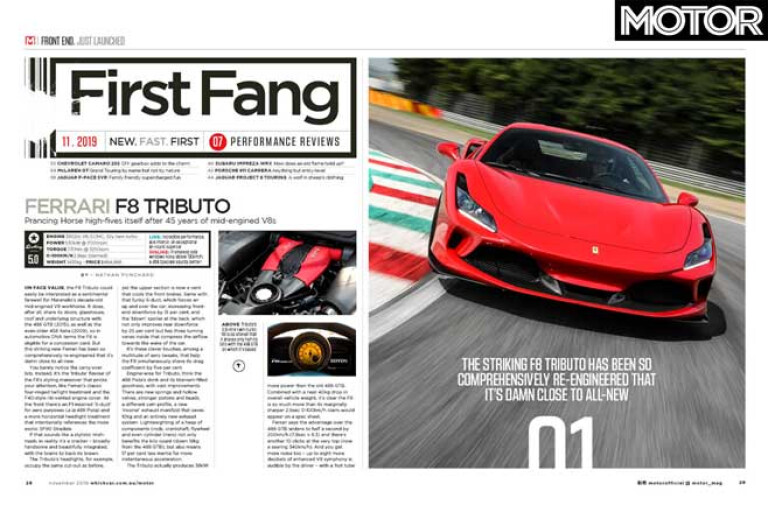MOTOR Magazine November 2019 Issue Preview First Drives Jpg