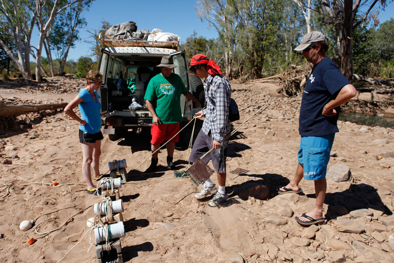 The Kimberleys Aus Geo expedition trap