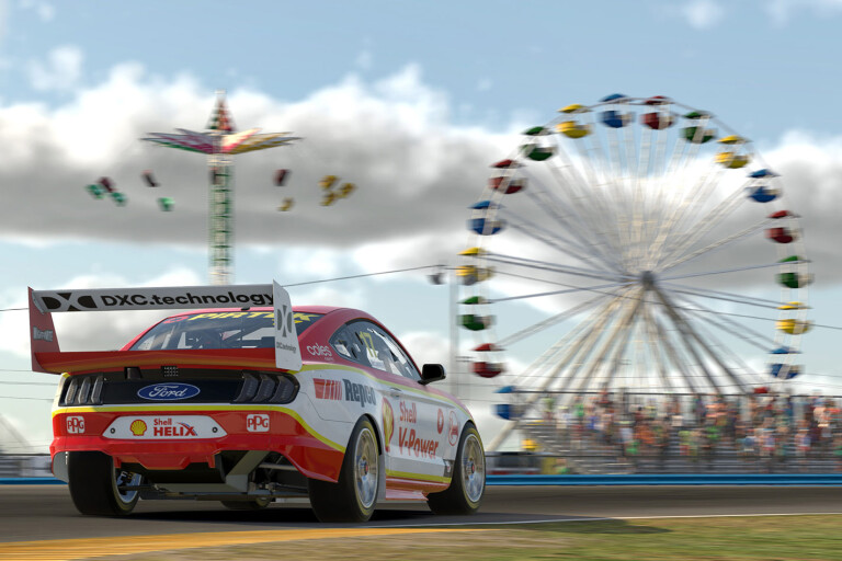 Virtual v8 racing