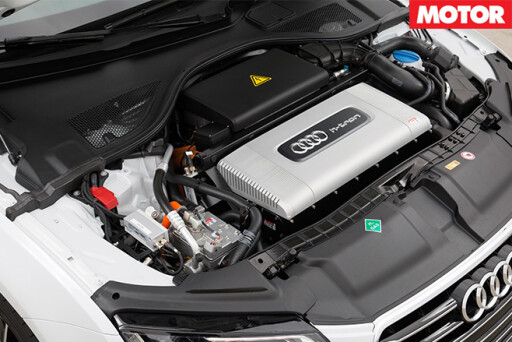 Audi A7 h-tron engine