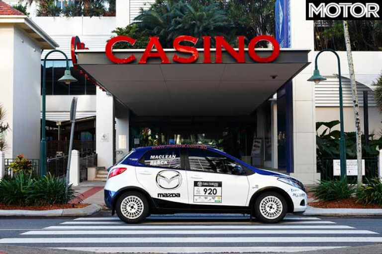 Mazda 2 Rally Car Hotel Start Jpg