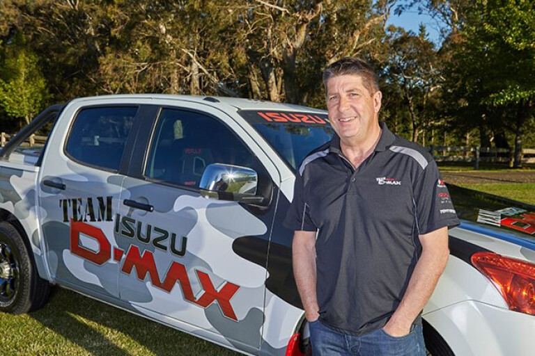 Wayne Boatwright of Isuzu Team D-Max precision driving team