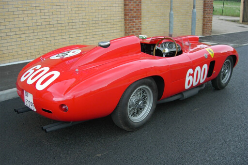 Fangio -Ferrari -auction -record -rear