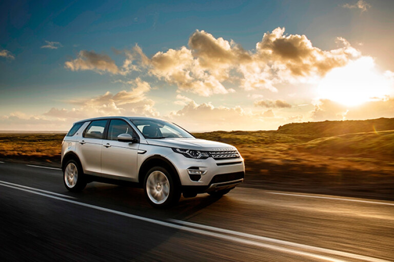 Land Rover Discovery Sport driving