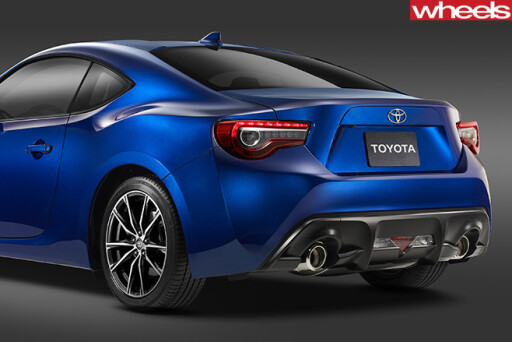 Toyota -86-rear -blue