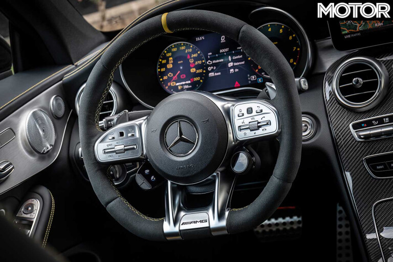 2019 Mercedes AMG C 63 S Steering Wheel Jpg