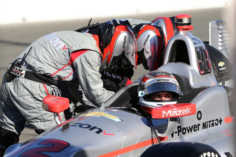 Will Power in Indycar race car